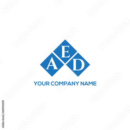 EAD letter logo design on white background. EAD creative initials letter logo concept. EAD letter design.
