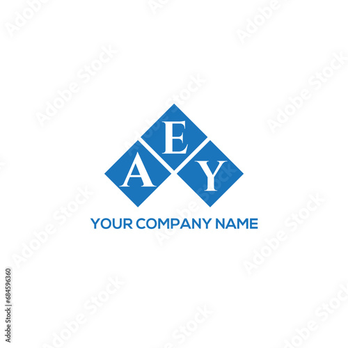 EAY letter logo design on white background. EAY creative initials letter logo concept. EAY letter design.
