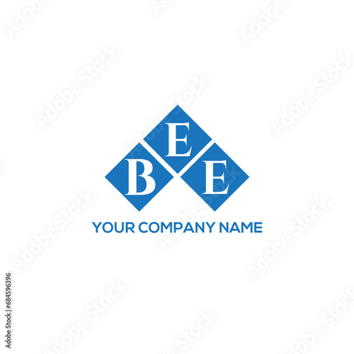 EBE letter logo design on white background. EBE creative initials letter logo concept. EBE letter design.
 photo