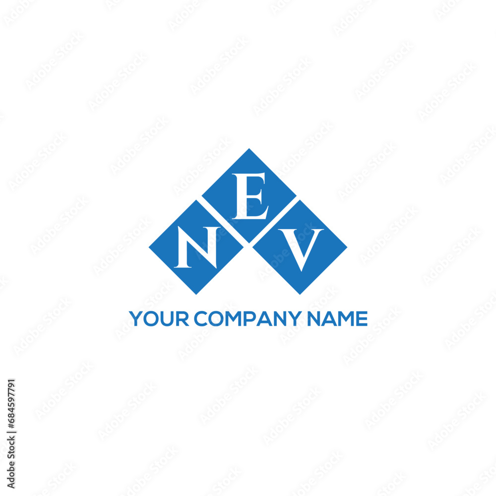 ENV letter logo design on white background. ENV creative initials letter logo concept. ENV letter design.
