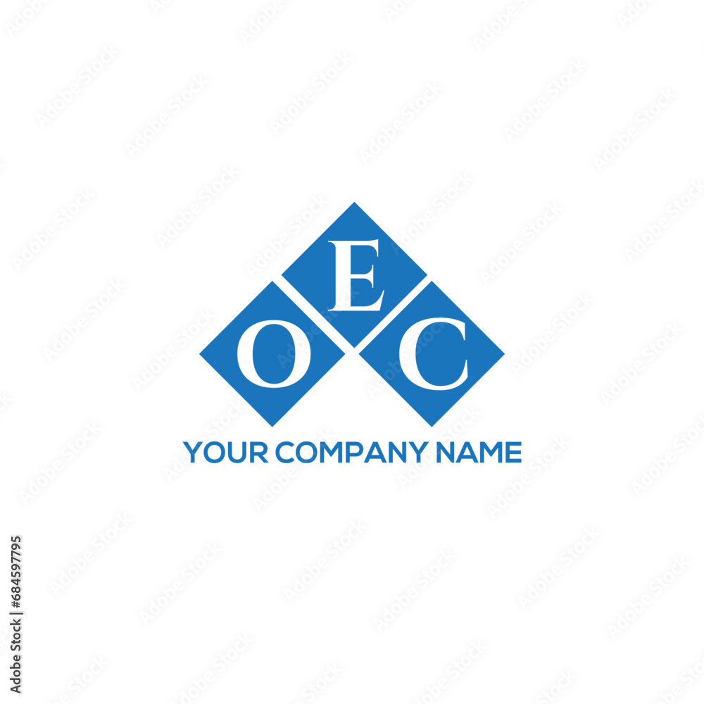 EOC letter logo design on white background. EOC creative initials letter logo concept. EOC letter design.
