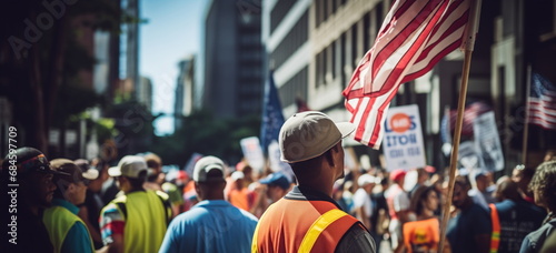 American union, American protest. 