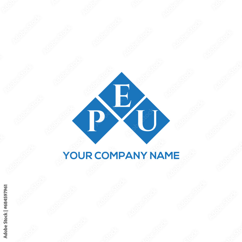 EPU letter logo design on white background. EPU creative initials letter logo concept. EPU letter design.

