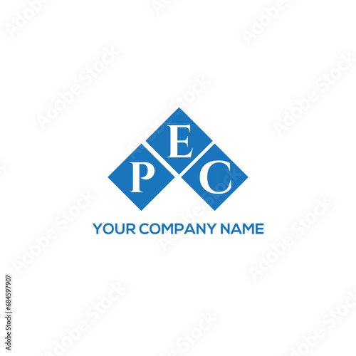 EPC letter logo design on white background. EPC creative initials letter logo concept. EPC letter design.
 photo