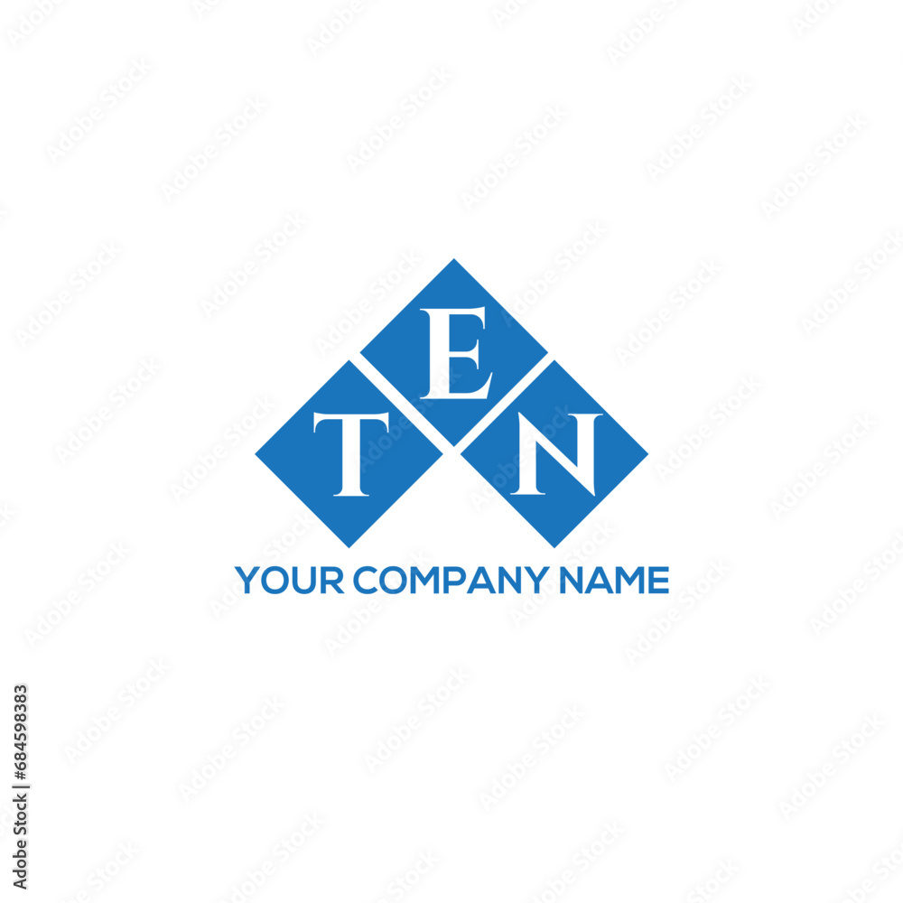 ETN letter logo design on white background. ETN creative initials letter logo concept. ETN letter design.
