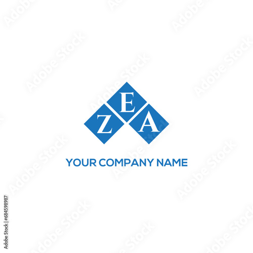 EZA letter logo design on white background. EZA creative initials letter logo concept. EZA letter design.
 photo