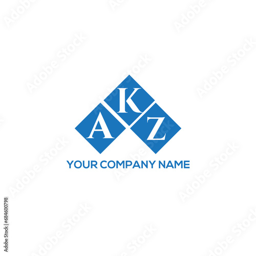 KAZ letter logo design on white background. KAZ creative initials letter logo concept. KAZ letter design.
