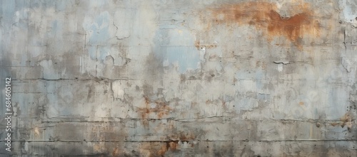 Rusty Memories: The Faded Beauty of a Weathered Wall and a Vibrant Fire Hydrant created images with generative ai