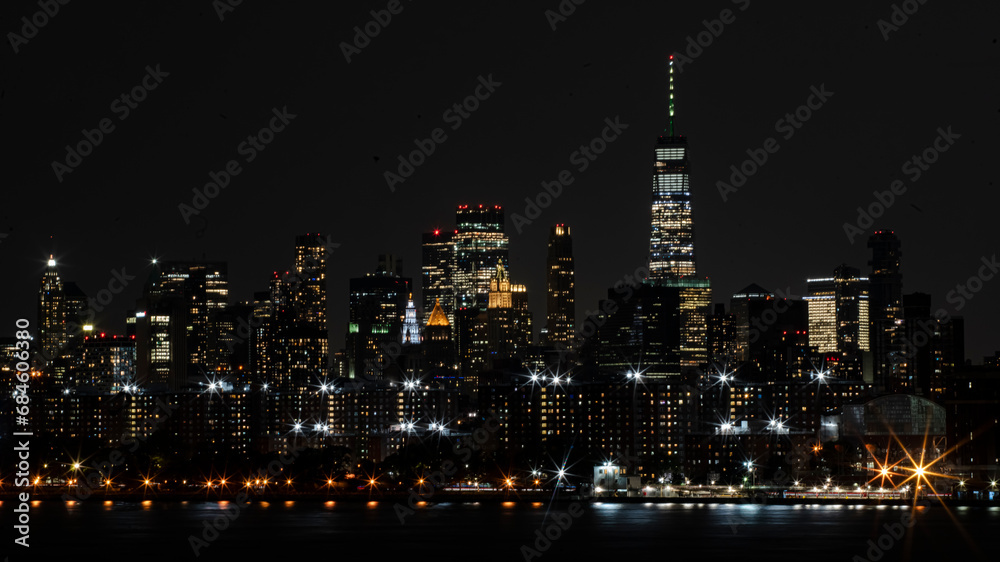 City lights at night 