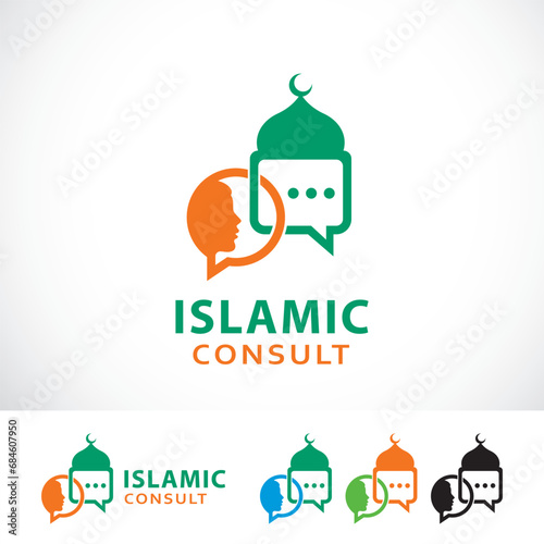 Islamic Consult Logo Design Template
