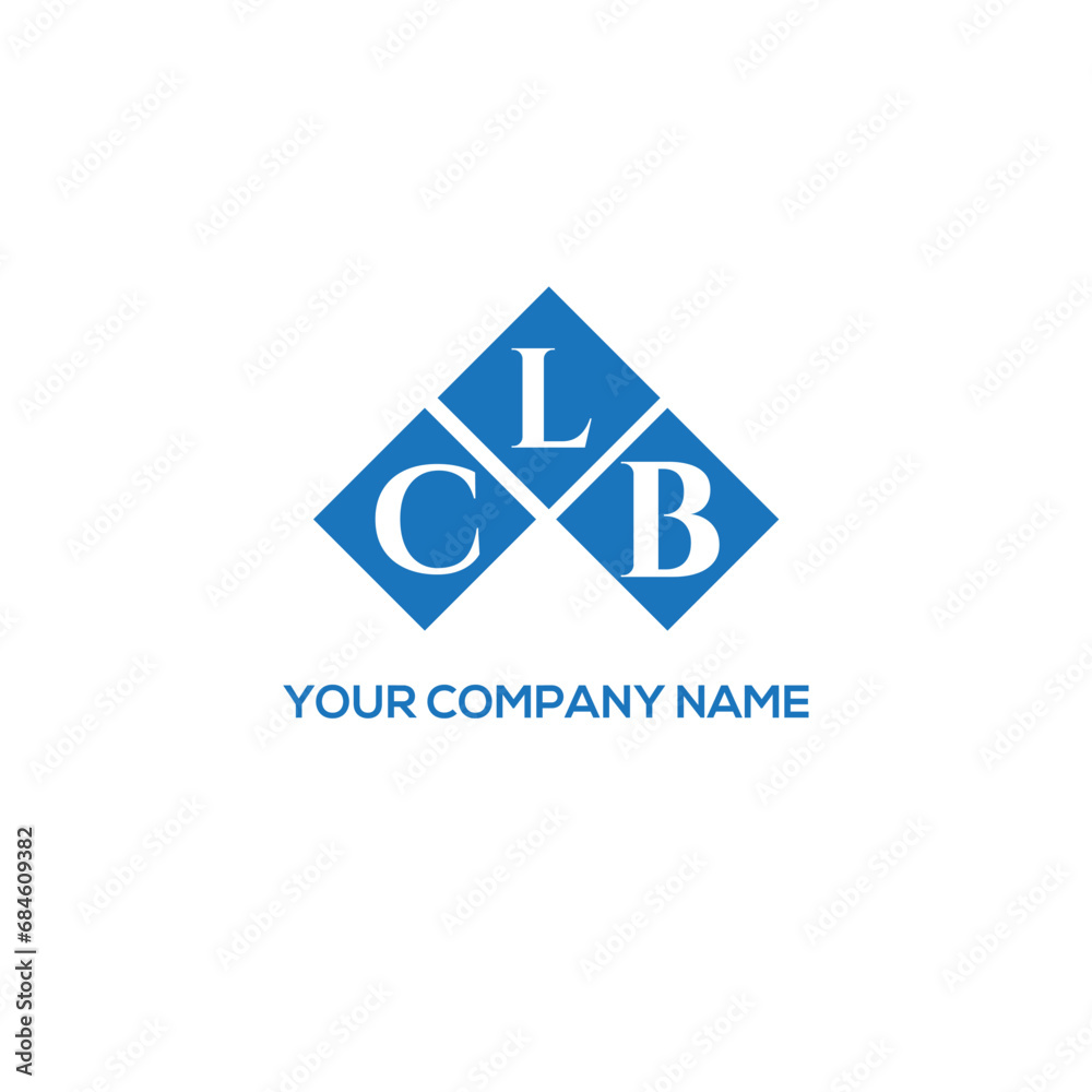Fototapeta premium LCB letter logo design on white background. LCB creative initials letter logo concept. LCB letter design. 