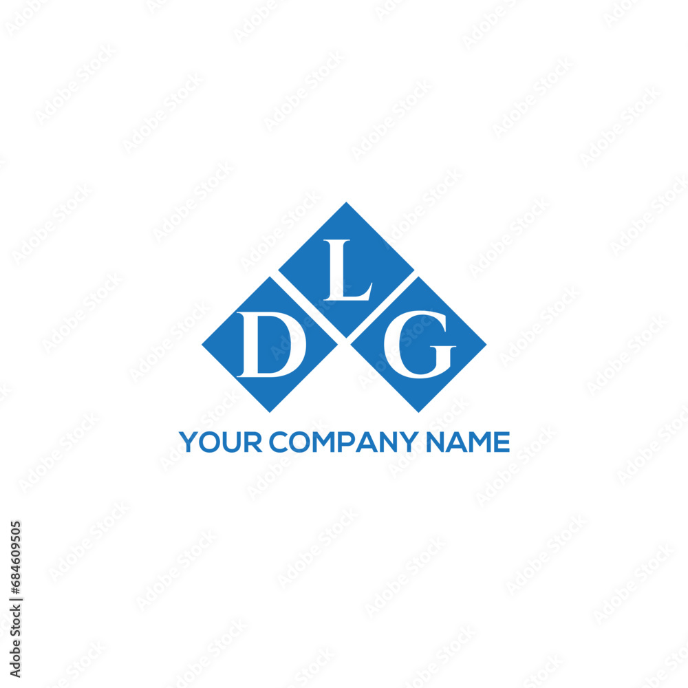 Fototapeta premium LDG letter logo design on white background. LDG creative initials letter logo concept. LDG letter design. 