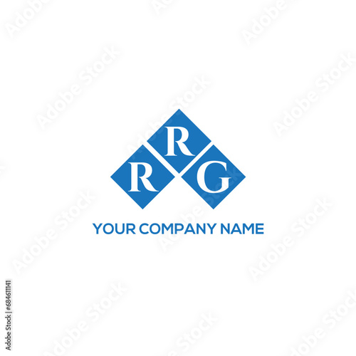 RRG letter logo design on white background. RRG creative initials letter logo concept. RRG letter design.
