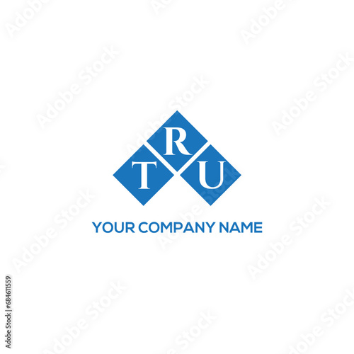 RTU letter logo design on white background. RTU creative initials letter logo concept. RTU letter design.
