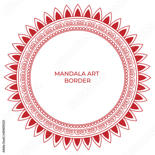 Border Mandala Art