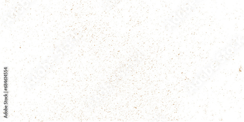 Brown grainy texture isolated on white background. Dust overlay. Brown noise granules. Digitally generated image. Vector design elements. Illustration