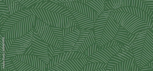palm leaves seamless pattern.	