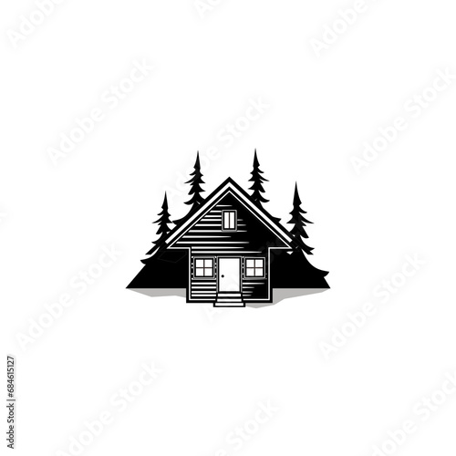 house with a tree