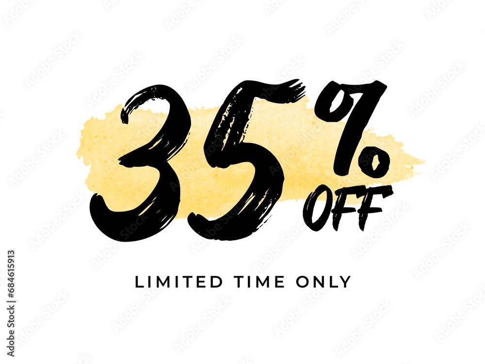 Discount up to 35% off Special Offer. Design Illustration. Discount poster. Discount up to 35% off Special Offer. Design Illustration. Discount poster.