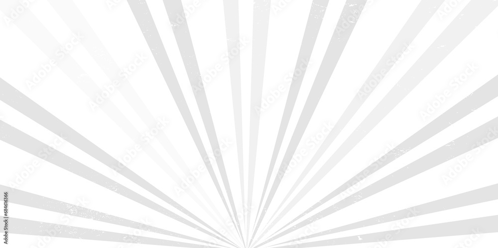 Obraz premium Vector background sun rays with white and gray color