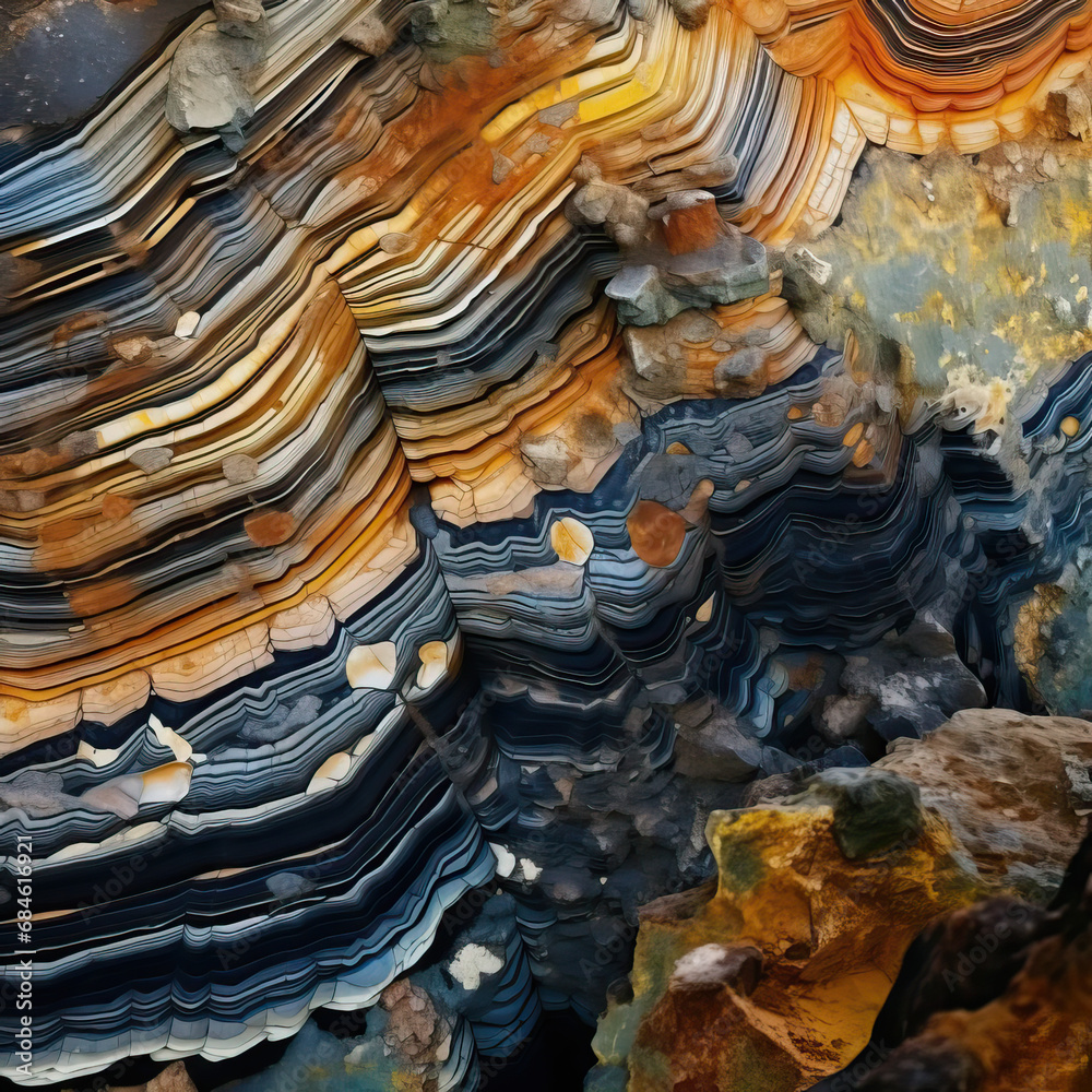 Mineral Mosaic: Dazzling Diversity of Colorful Minerals in Natural Formations