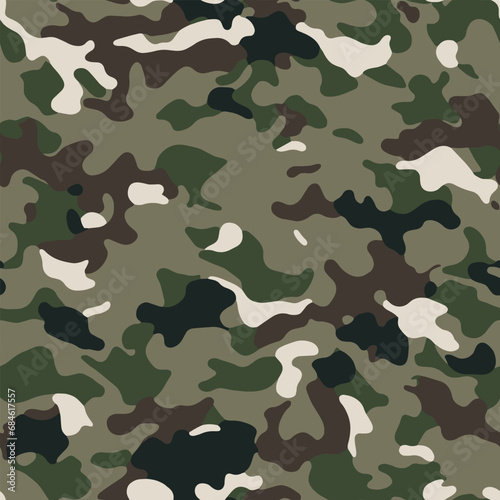 Camoflage seamless pattern design 