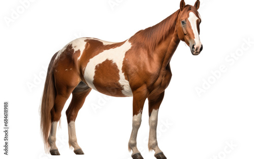 American Paint Horse Diverse Abilities Isolated on a Transparent Background PNG