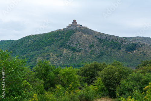 Obraz na płótnie Dschwari Church (Unesco World Heritage Site) near Mzcheta, Georgia w salonie