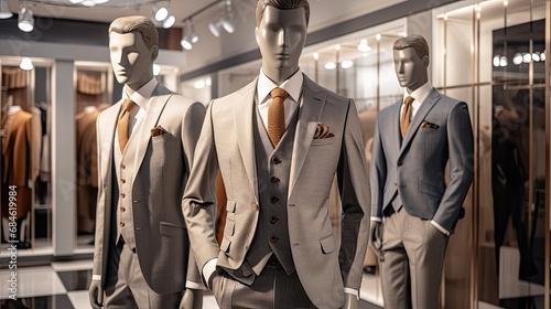 Wallpaper Mural luxury men's suit in shopping mall Torontodigital.ca