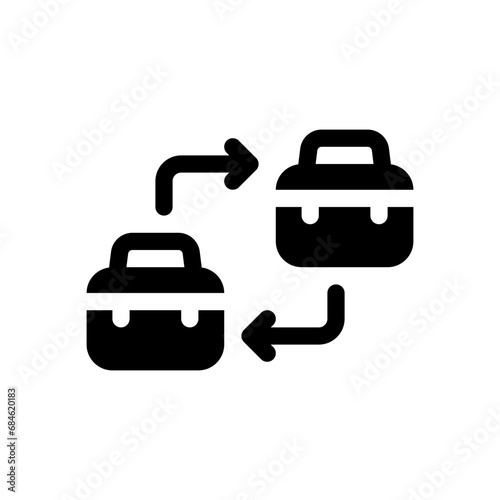 b2c glyph icon