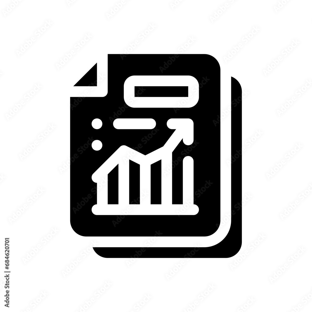statistics glyph icon statistics glyph icon