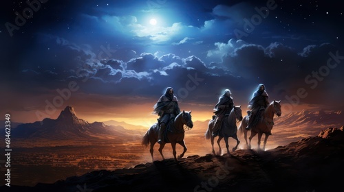 Biblical Story of 3 Wiseman In Search of New Born King