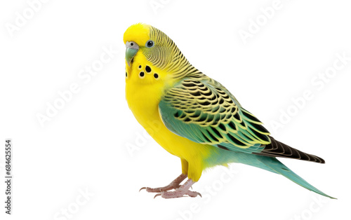 Parakeet Lively chatterer Parrot Isolated on a Transparent Background PNG photo