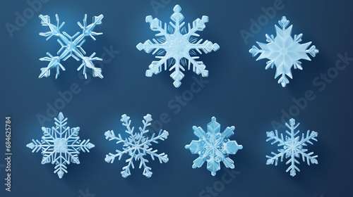 Snowflake Artistry: Beautiful Winter Illustrations