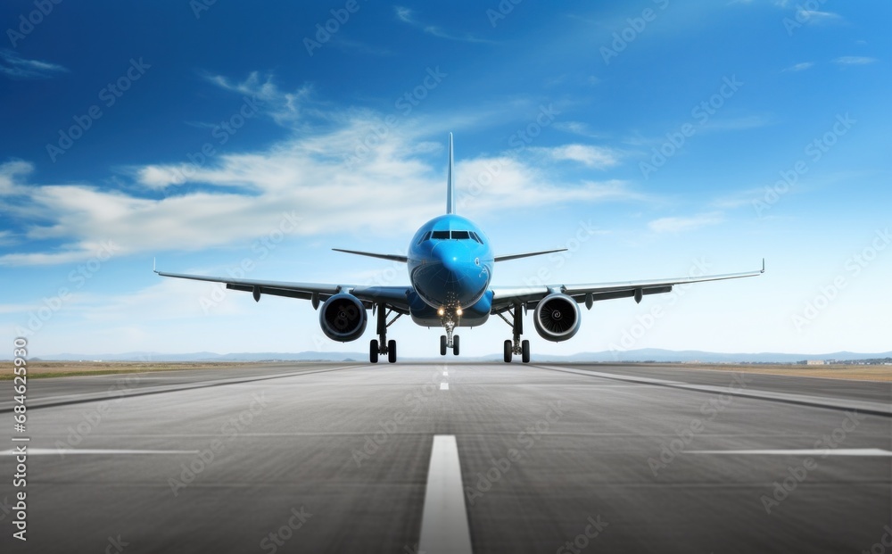 an airplane flying through the air in the day an airplane flying through the air in the day