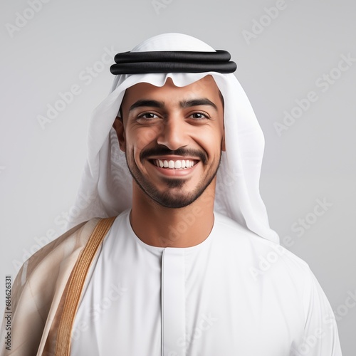 Obraz na płótnie Arabic handsome man studio portraits w salonie
