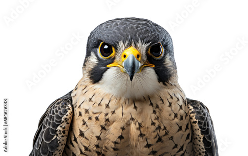 Peregrine Falcon Predator Isolated on a Transparent Background PNG