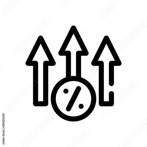 increase line icon