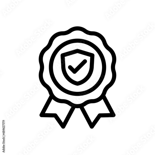 authenticity line icon