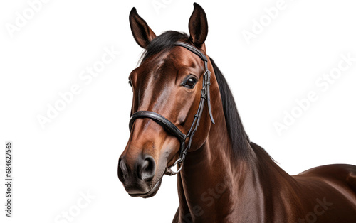 Standardbred Horse An Enduring Symbol of Power Isolated on a Transparent Background PNG