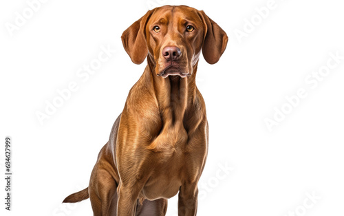 Vizsla Energetic Vigor Dog Isolated on a Transparent Background PNG