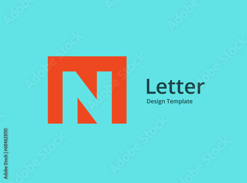 Free Download Letter N logo icon design template elements - GFXLoad