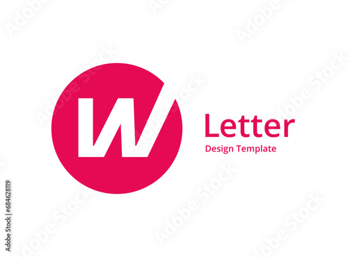 Letter W logo icon design template elements