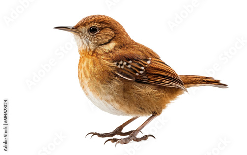 Wren Tiny Bird Isolated on a Transparent Background PNG