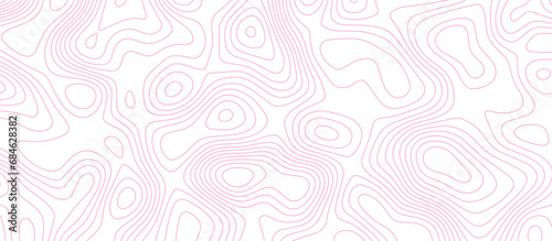 abstract backdrop ,topography and geography map grid .Vector contour topographic map background .Linear graphics ,Vector illustration of topographic line contour map.