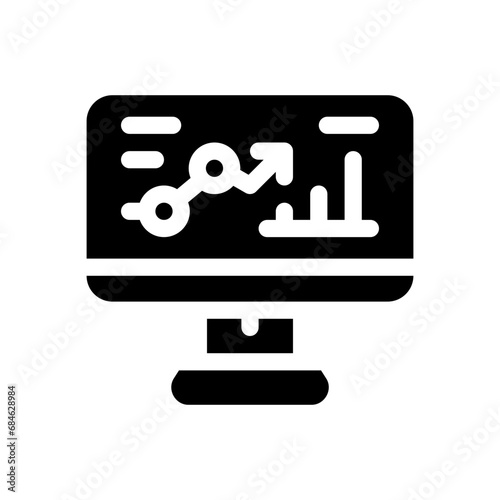 online analytical glyph icon