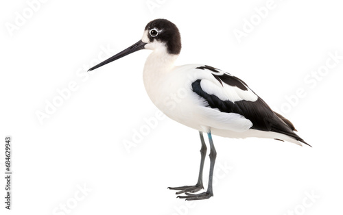 Avocets Graceful Bird Isolated on a Transparent Background PNG