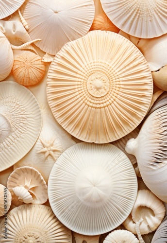 seashell pattern wall sticker