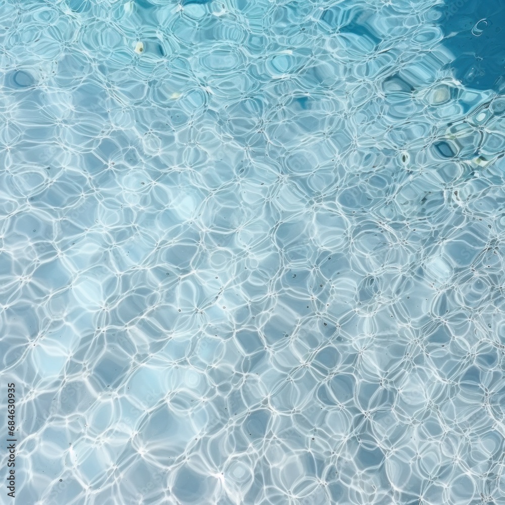 top view of the surface of swimming pool water