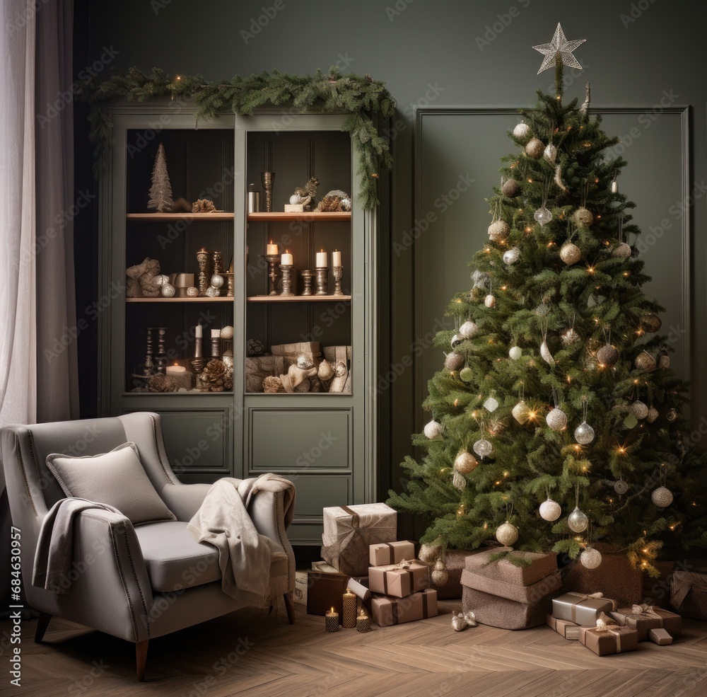 Fototapeta premium traditional decor for the christmas